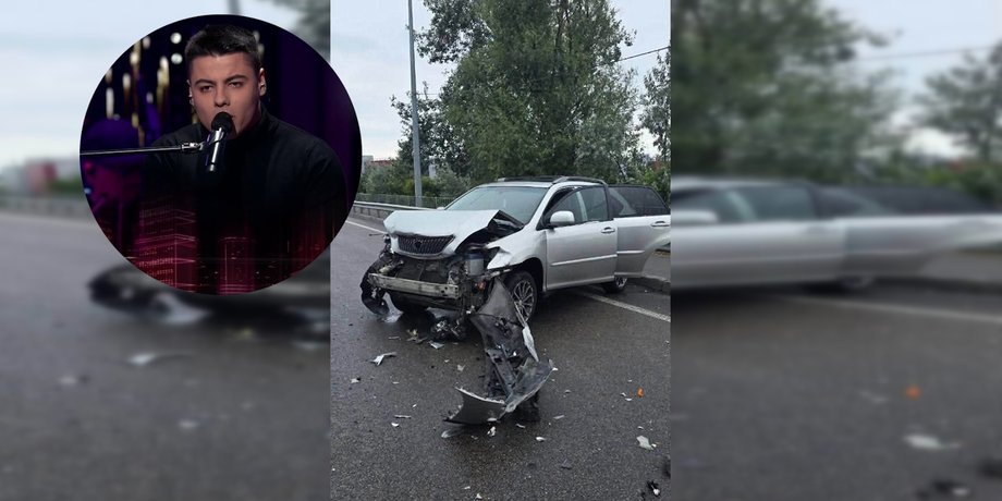Shumei на Лексусі протаранив відбійник: деталі аварії 1 Shumei на Лексусі протаранив відбійник: деталі аварії 1