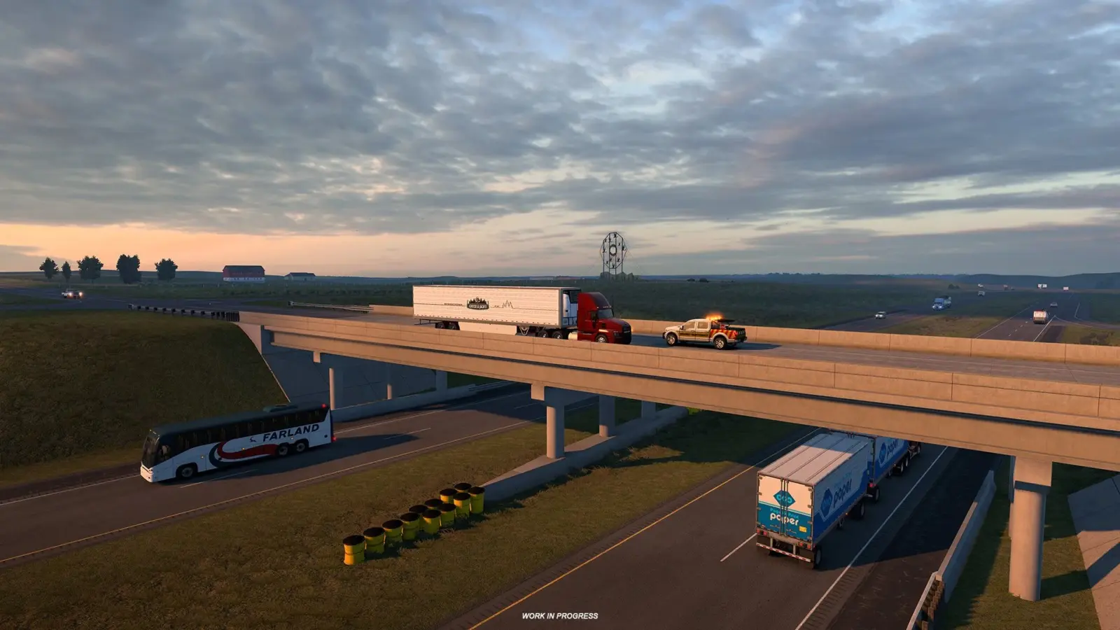 American Truck Simulator: Північна Дакота отримує пшеничні поля, нафту та бізонів 5