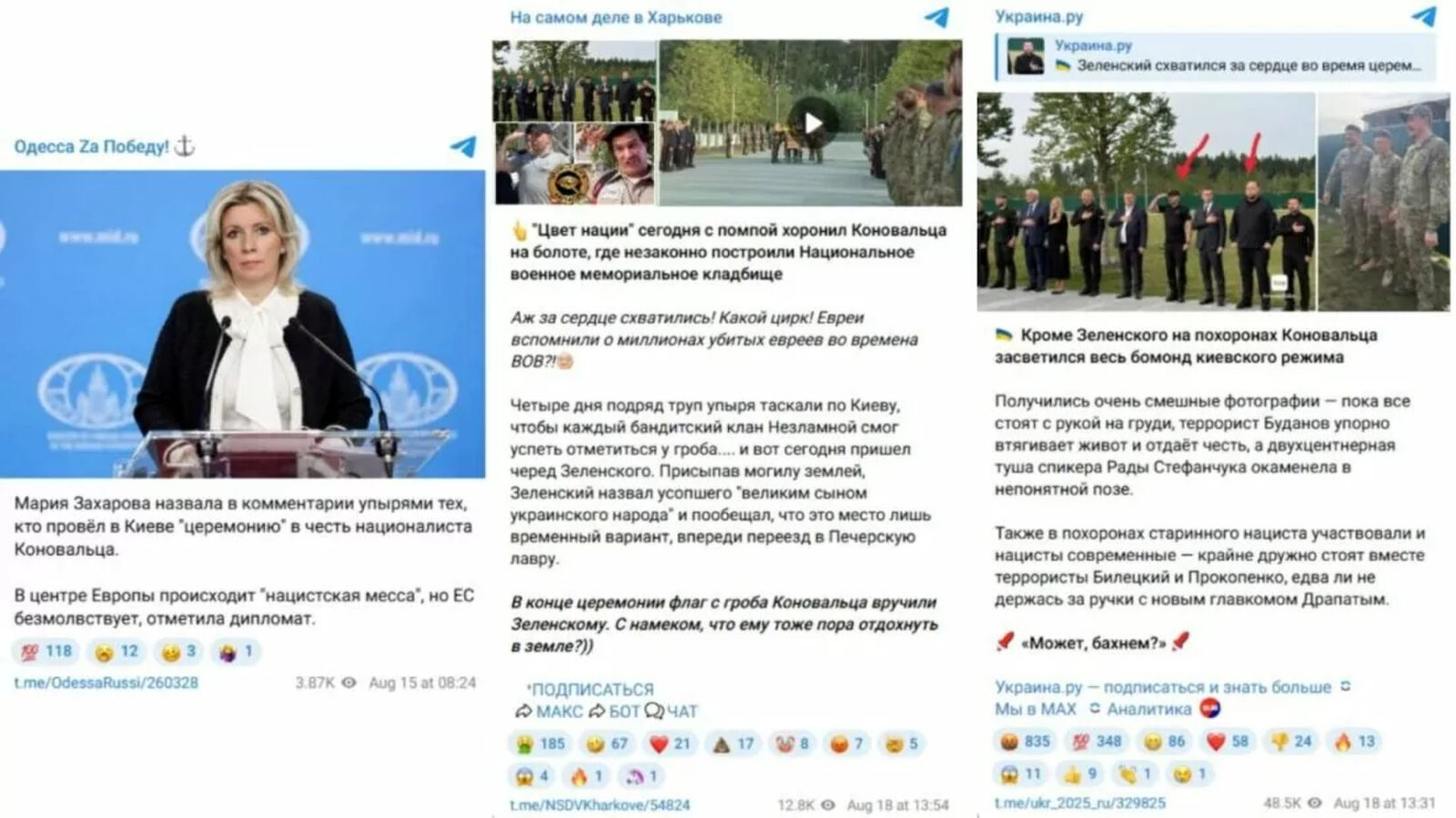 Огляд фейків тижня: від «мощів» Коновальця до «евакуації» у Дніпрі 9