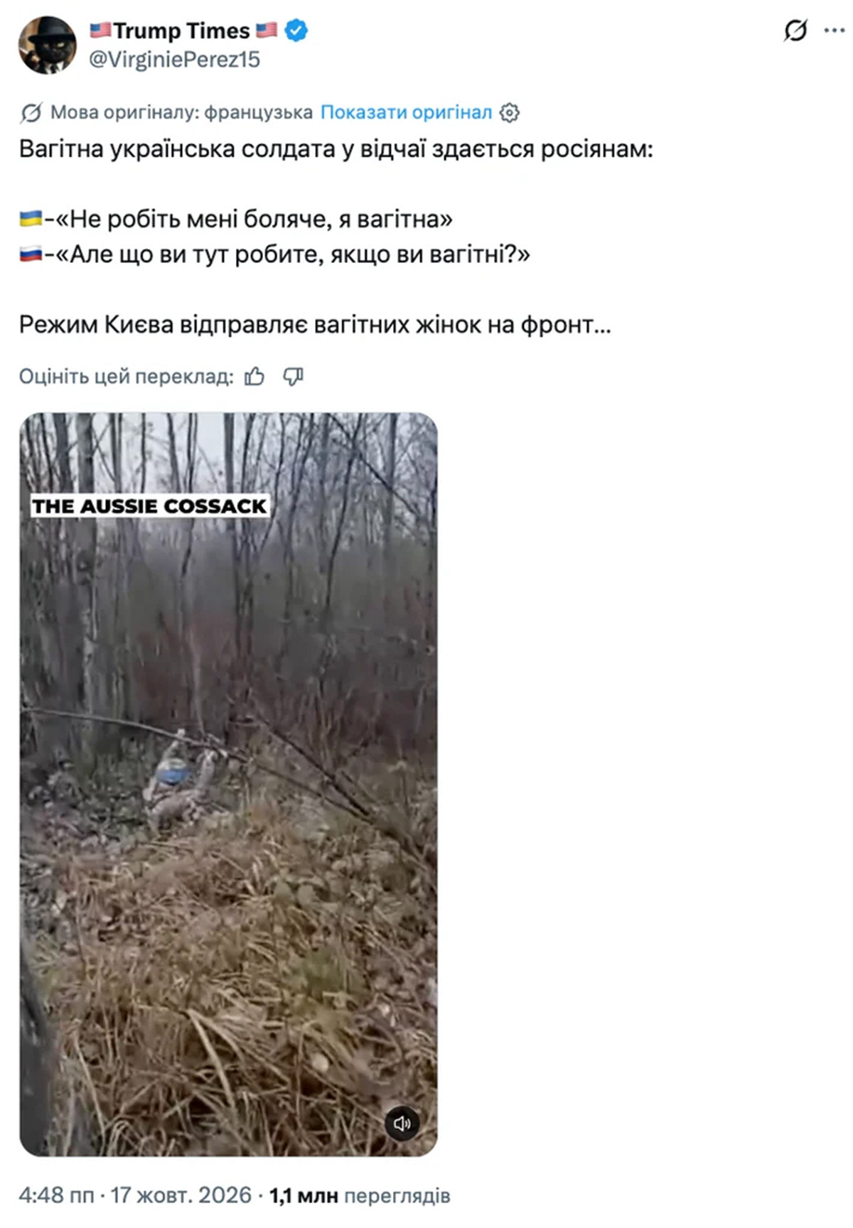Російські фейки: Макрон в Еміратах, черги українців на кордоні та "актор із собакою" 8 Російські фейки: Макрон в Еміратах, черги українців на кордоні та "актор із собакою" 8